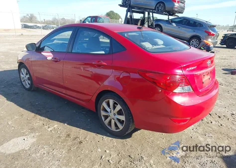 2012 Hyundai Accent Gls z USA, uszkodzony, nr VIN KMHCU4AE9CU136364